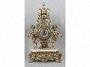Часы-фигура из бронзы Virtus "Сатиры с гирляндой" (5601R) ID-2439